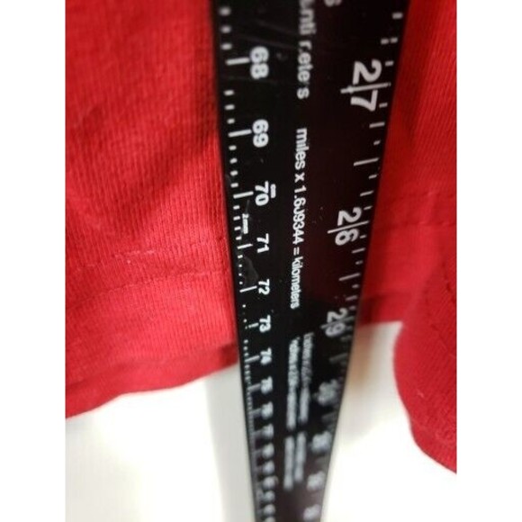 Victoria Jones Womens top red 2X long /sleeve tee Christmas tree NEW - Picture 7 of 10